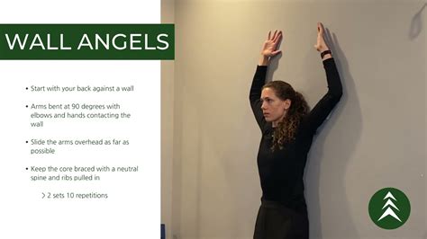 Shoulder: Wall Angels Exercise- Phase 2 Rehab/ Northern Edge Plymouth ...