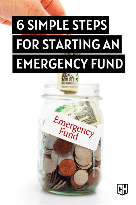 Starting an Emergency Fund in 6 Simple Steps