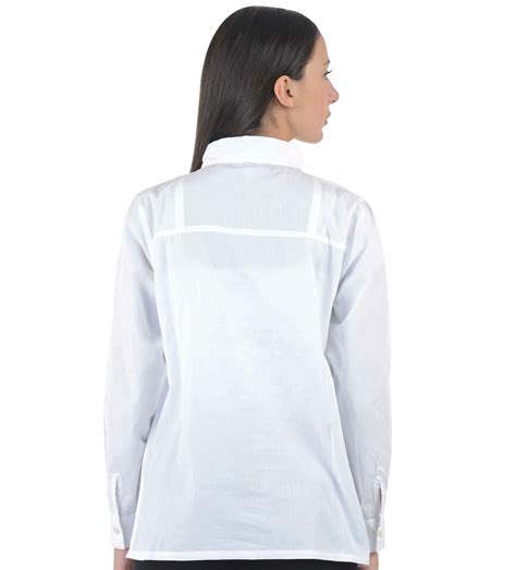 Plus Size White Cotton Crisp Shirt – Cotton Lane – London