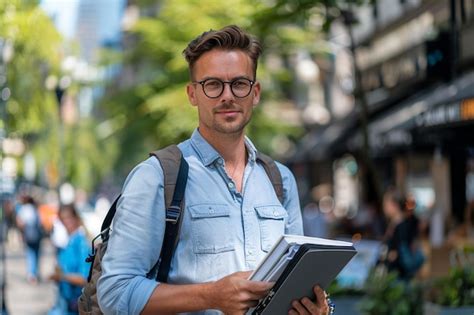 Confident Man Walking in the City | Premium AI-generated image