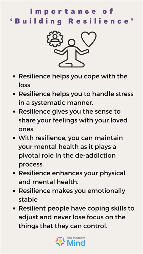 Importance of Building Resilience | Coping skills, Positive self ...