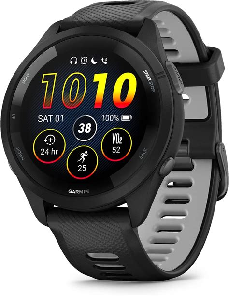 AMOLED running smartwatch with advanced training metrics