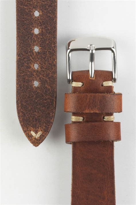 Vintage Leather Strap | Mahogany | Watch Obsession UK