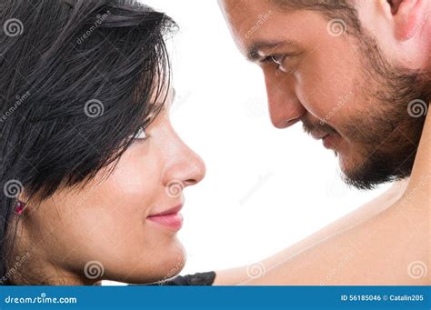 Couple Looking into Each Others Eyes Stock Photo - Image of concept, girlfriend: 56185046