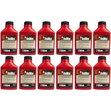 5.2oz Bottle RedMax Synthetic 2-Stroke Engine Oil Fuel Stabilizer 50:1 Mix 12PK - Walmart.com