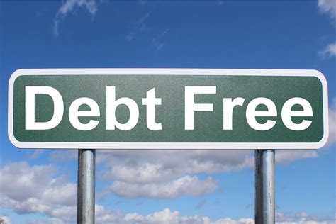 Debt Free - Free of Charge Creative Commons Highway sign image