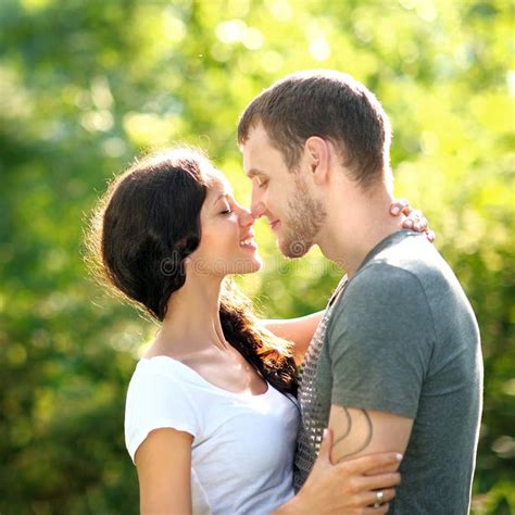 Portrait of a Beautiful Couple Stock Photo - Image of flowers, love ...