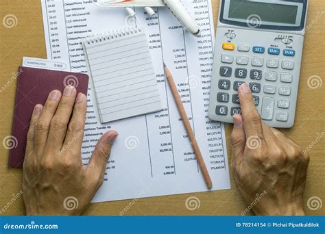 Man Planning Monthly Budget Stock Photo - Image of accountable, monthly ...