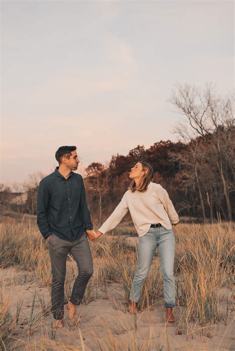 Warren Dunes State Park Engagement Session // Sawyer, MI // Peter ...