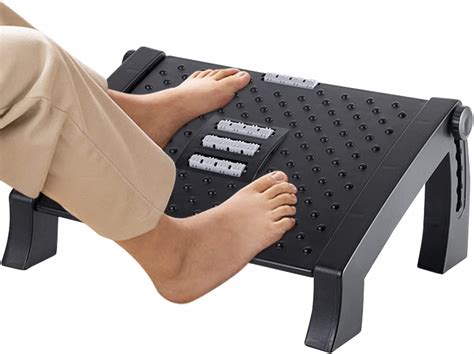 Amazon.com: Foot Rest, Adjustable Height Foot Rest for Under Desk at ...