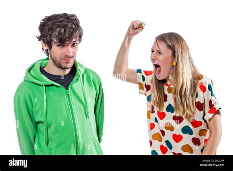 Couple fight conflict Cut Out Stock Images & Pictures - Alamy