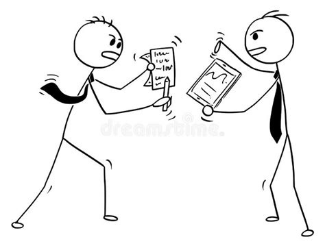 Man Cartoon Arguing Stock Illustrations – 2,425 Man Cartoon Arguing ...
