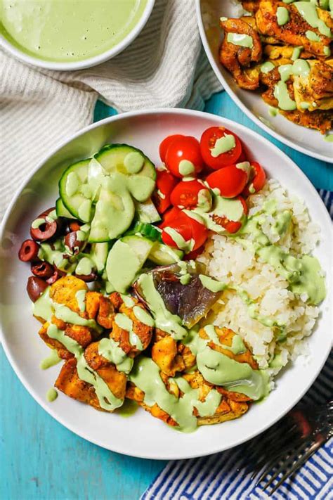Cauliflower Rice Bowls with Turmeric Chicken - Family Food on the Table