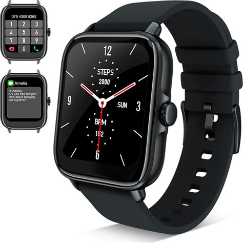 Smartwatch met Wijzerplaten en Whatsapp, Touchscreen Watch Sport Dames ...