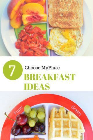 7 Choose MyPlate Breakfast ideas | Healthy breakfast recipes, Balanced ...