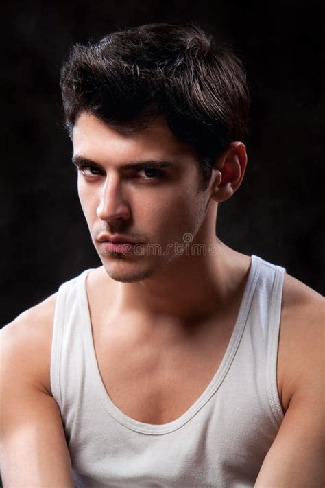 Fashion Shot of a Macho Man. Stock Image - Image of confident, modern ...