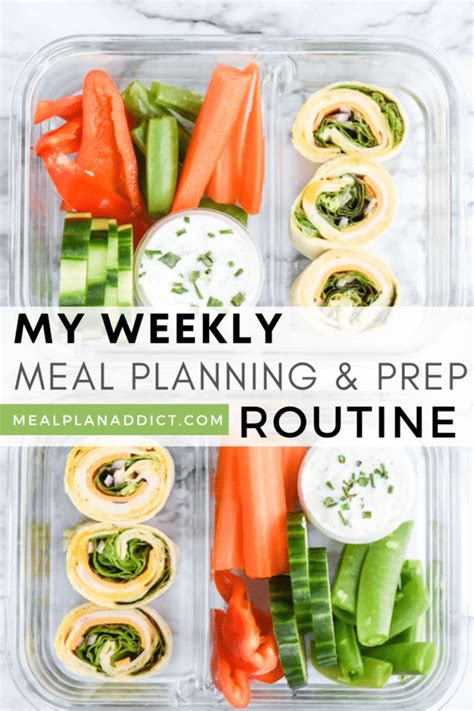 My Weekly Meal Planning and Prep Routine - Meal Plan Addict