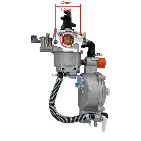 LPG Carburetor 168F GX160 GX200 6.5HP 3KW Water Pump Gas Engine Dual Fuel Carb | Dual Fuel ...
