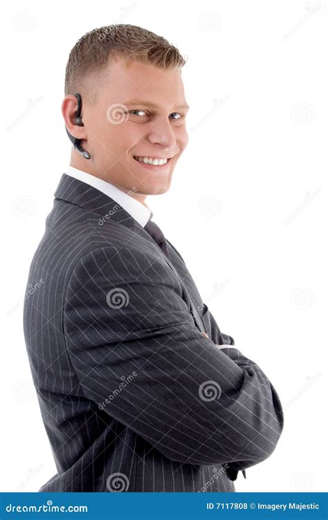 Young Man Communicating Friendly Stock Photo - Image of career ...