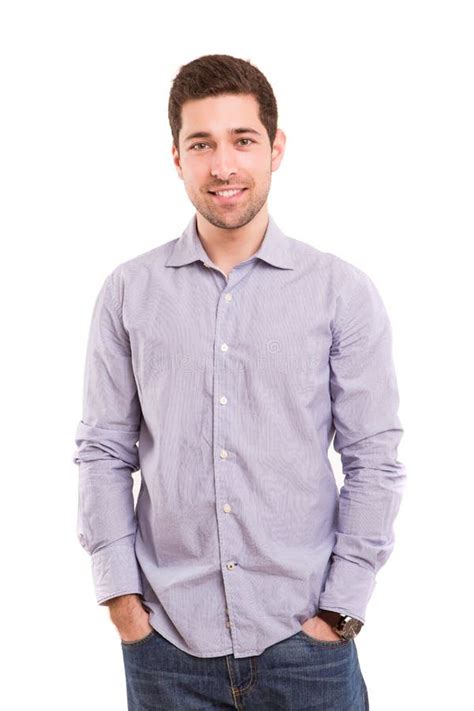 Man on white stock photo. Image of isolation, fresh, background - 14903934