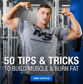 Best strategies for men to build lean muscle and burn fat efficiently?