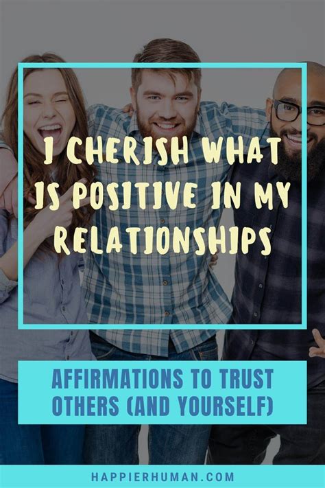 111 Affirmations to Trust Others (and Yourself) - Happier Human