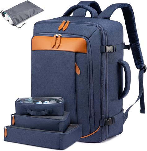 LOVEVOOK Travel Backpack Women Men, 40L Expandable Carry On Backpack Cabin Size, Traveling Hand ...