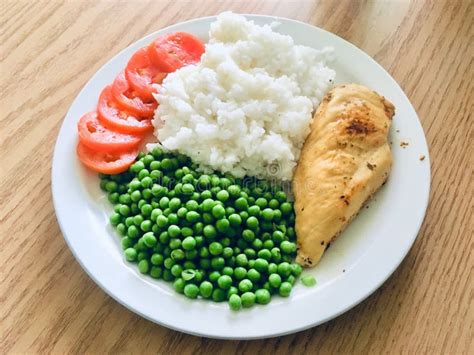 Healthy Balanced Food Plate Stock Image - Image of fresh, diet: 134739181