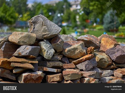 Pile Of Rocks White Background