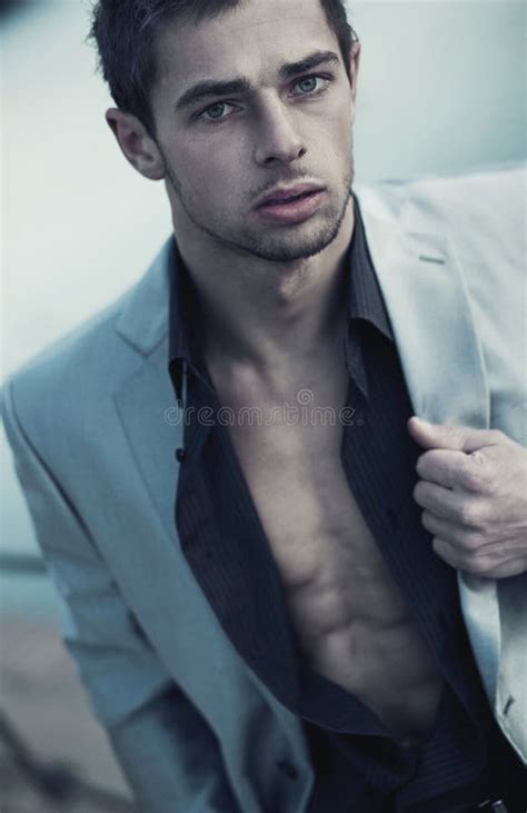 Portrait of a handsome man stock image. Image of communication - 22836789