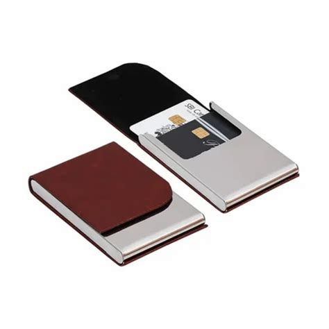 Brown Stainless Steel Card Holder With Customise at Rs 95/piece in Mumbai