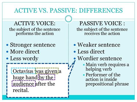 When to use active vs. passive voice for stronger prose?
