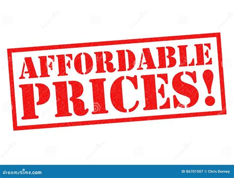 AFFORDABLE PRICES! stock illustration. Illustration of button - 86701507