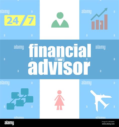 Text financial advisor. Business concept . Infographic dashboard ui ...