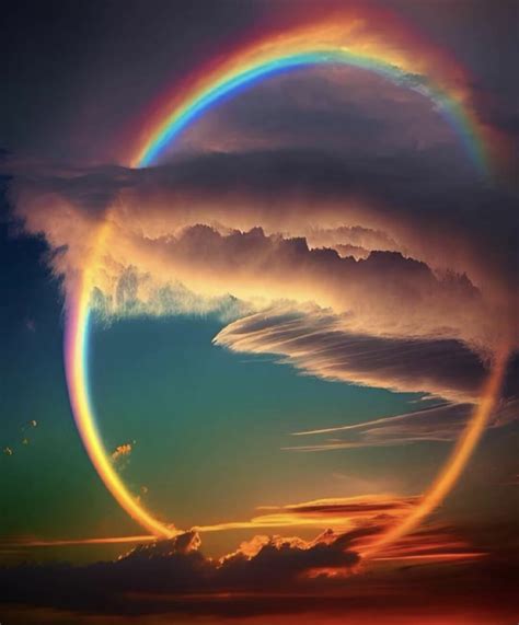 Is this dreamy viral full circle rainbow photo real? - Slaylebrity