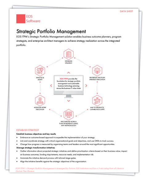 Strategic Portfolio Management | EOS Software