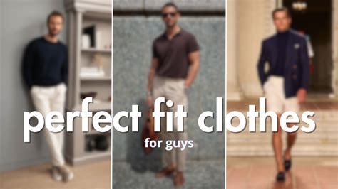 how to get clothes that fit perfectly for guys - YouTube
