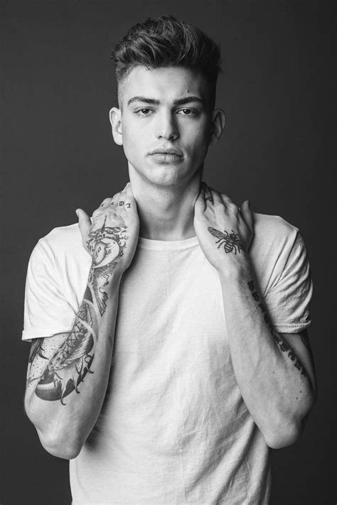 15 Male Models Reveal the Stories Behind Their Tattoos | Male portrait ...
