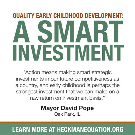 A Smart Investment - The Heckman Equation