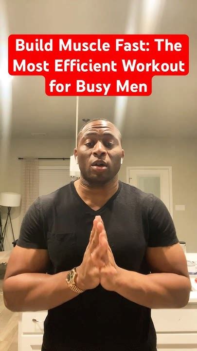How can busy men optimize gym workouts for muscle growth and efficient recovery?