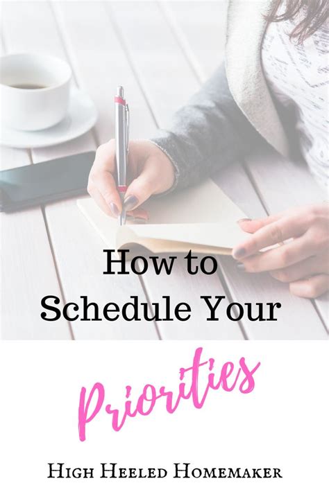 How to Schedule Your Priorities: Giving Purpose to ALL 168 Hours ...