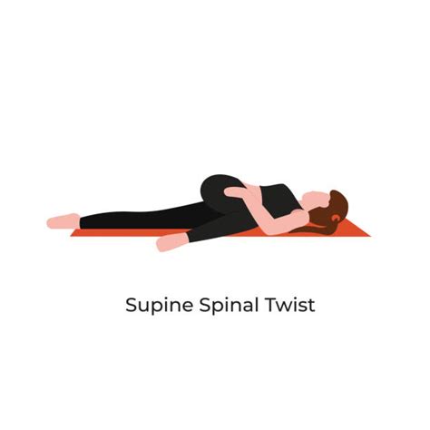 Supine Twist Yoga Stock Photos, Pictures &amp; Royalty-Free Images - iStock