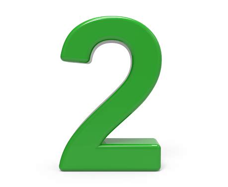 3d Green Number 2 Stock Photo - Download Image Now - Clip Art ...