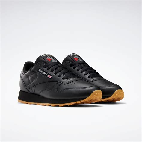 Reebok Footwear Men Classic Leather Shoes Cblack/Pugry5/Rbkg03 – Reebok ...