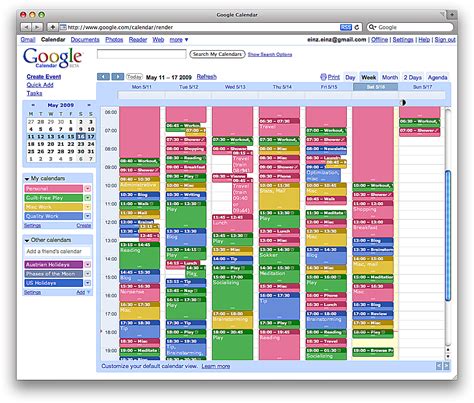Create A Schedule With Google Calendar - Dari Coralyn