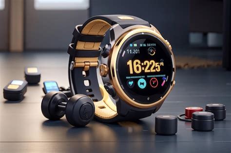 Premium Photo | Health Tracking Smart Watch with Weights