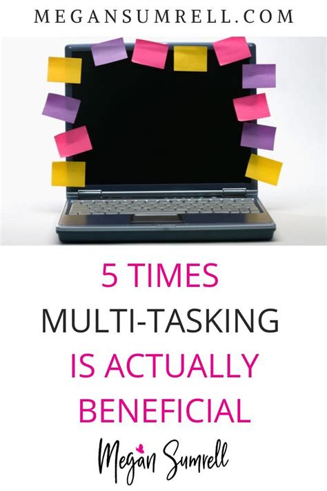 Multi-tasking has definitely gotten a bad rap lately, so I wanted to ...