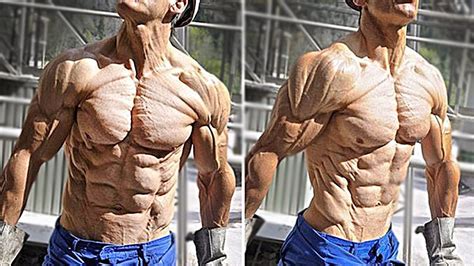The MOST SHREDDED MAN in the UNIVERSE 😬 Helmut Strebl Training - YouTube