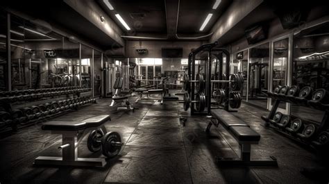 Gym Is Reflected In An Odd Light Background, Cool Gym Pictures, Cool ...