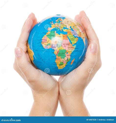 Holding and Protecting Earth Stock Photo - Image of destination ...